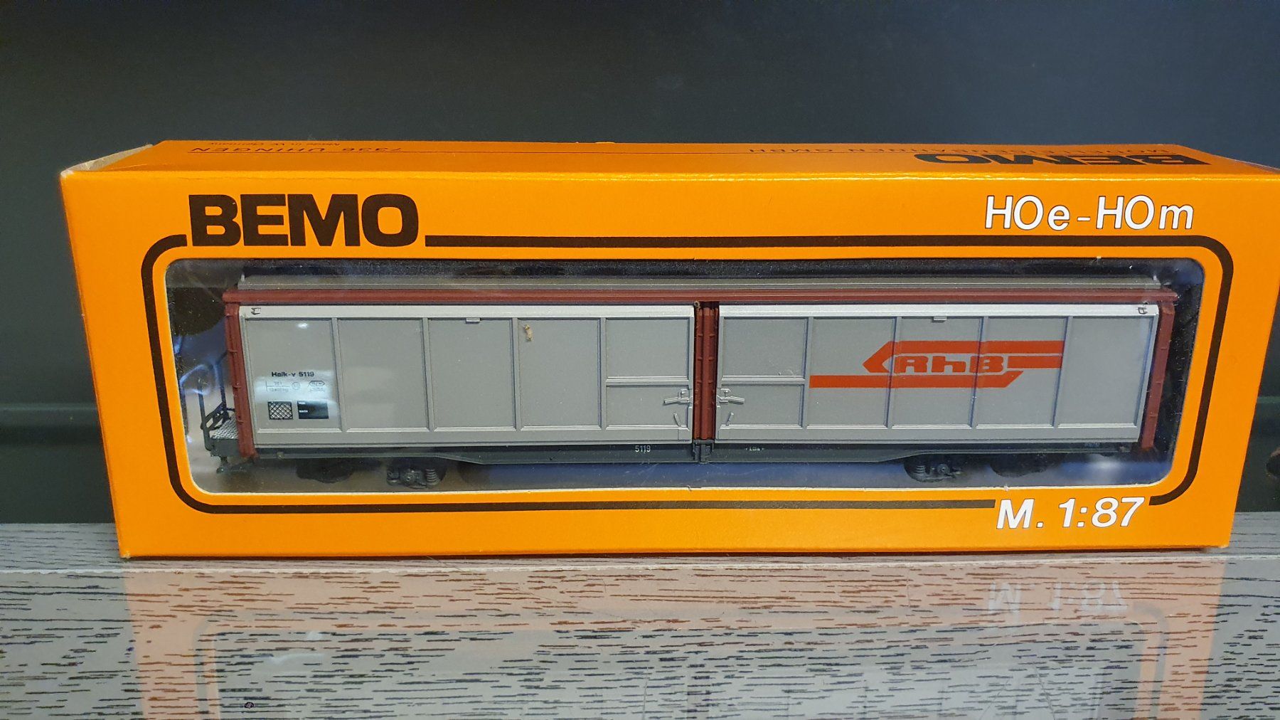 Bemo Modelleisenbahnen: BEMO: RHB SCHIEBEWANDWAGEN 2278 NEU/OVP – Neu und originalverpackt aus Biglen von taunus82