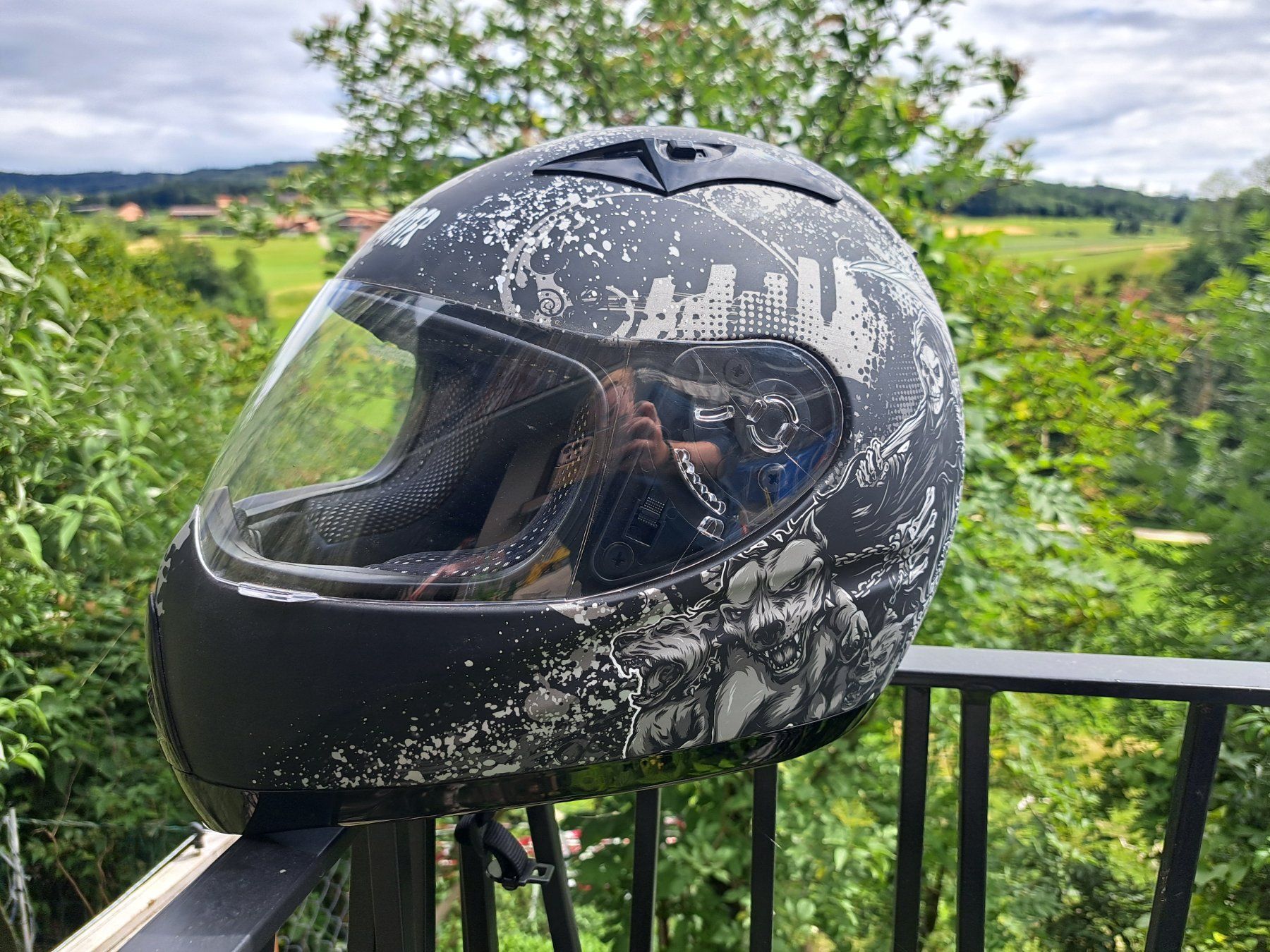 Caschi & visiere: Motorradhelm / Töffhelm – Nuovo (secondo la descrizione) da Lobsigen venduto da hue_ywp2