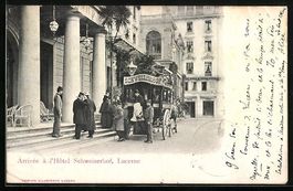 Lucerne, Arrivée à l'Hotel Schweizerho