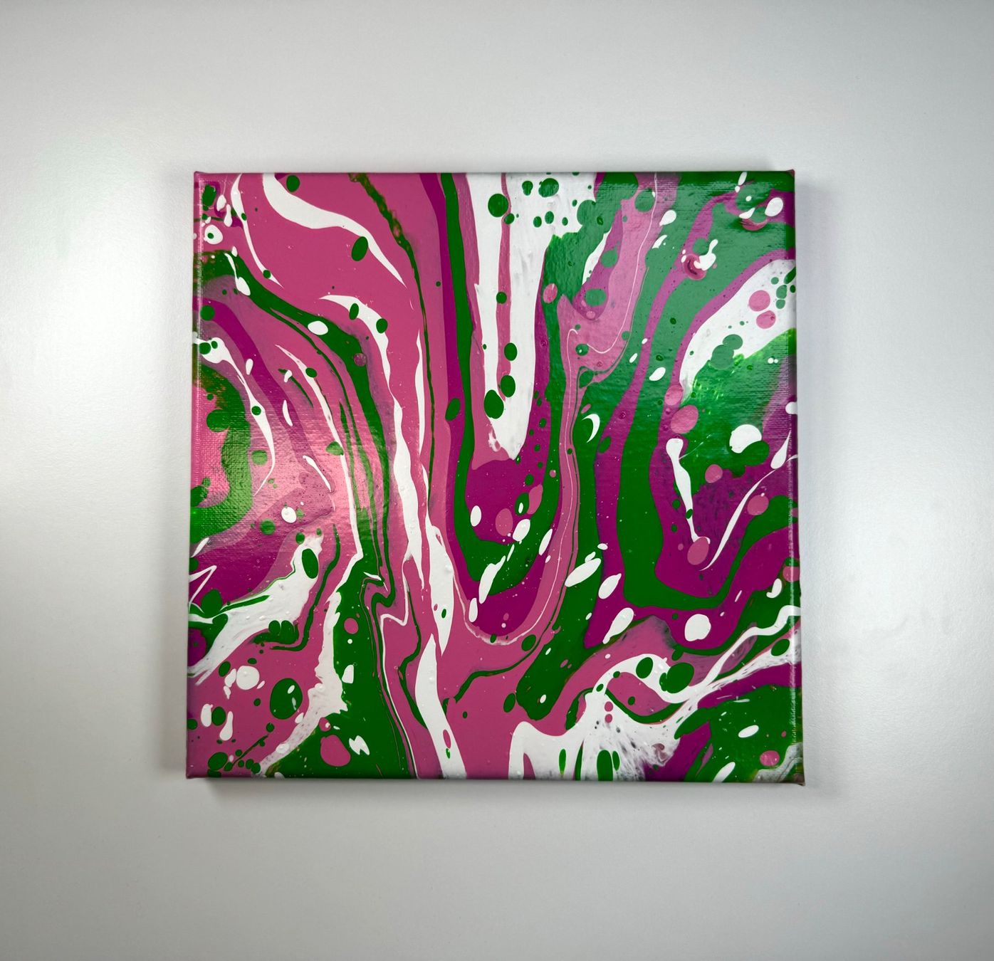 Dipinti: Acryl-Flüssigmalerei, quadratisch – Usato da Schlieren venduto da MayaSheng1983