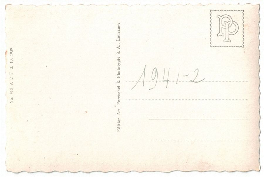 Cartoline postali: Gorges de l'Avançon, datée 1941-2 – Usato da Frauenfeld venduto da POML 1