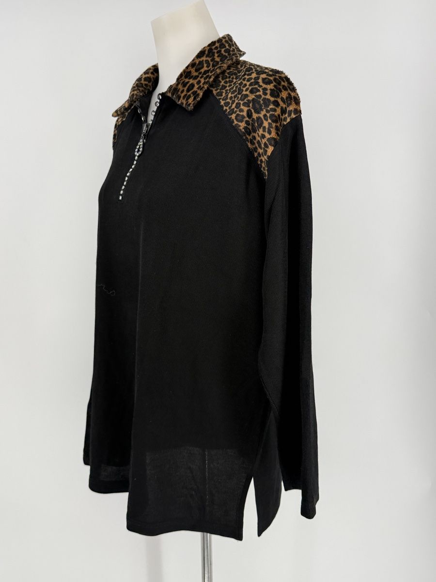 Pulls & Sweat-shirts: Pullover mit Leopardenmuster Gr. XXL – D'occasion à Auenstein par moin. 3