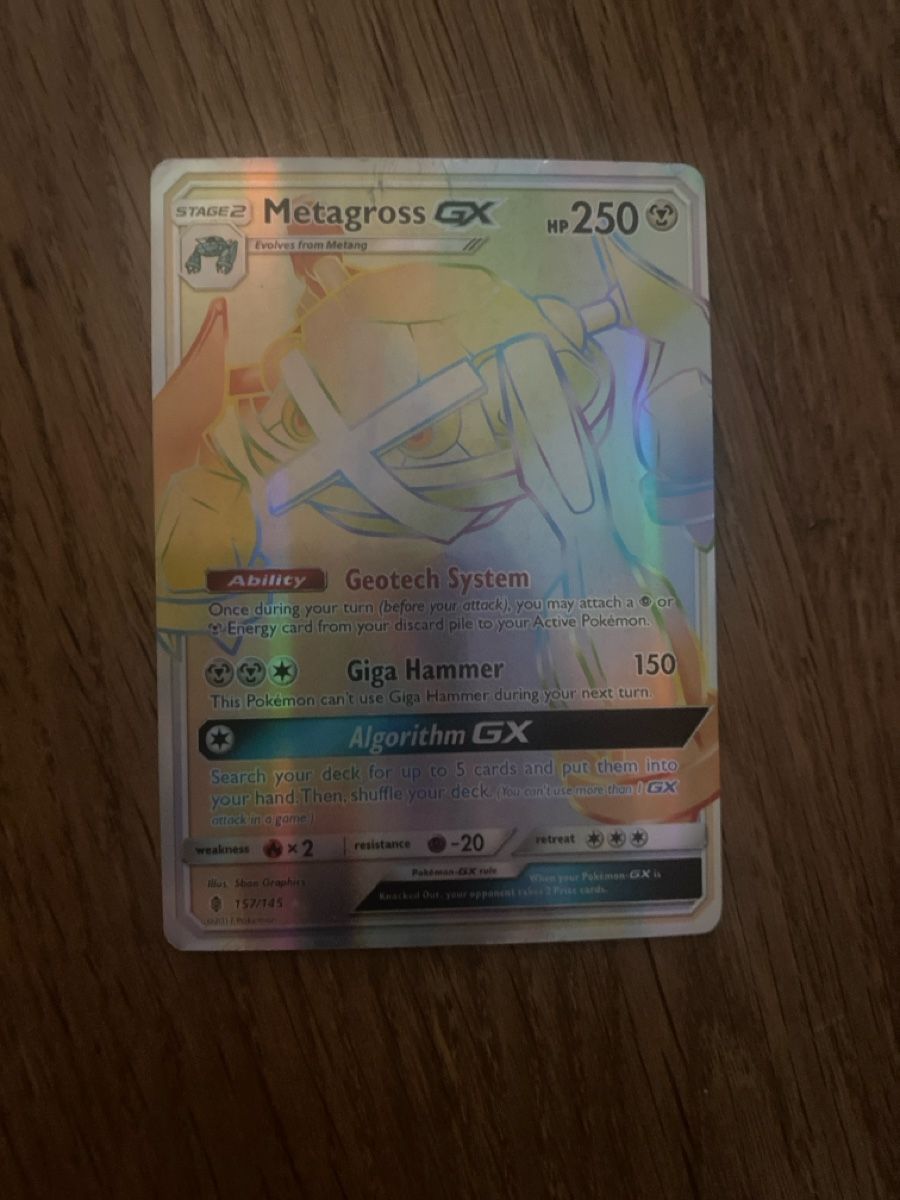 Pokémon Carte collezionabili: Metagross GX – Usato da Tägerig venduto da oiluig83