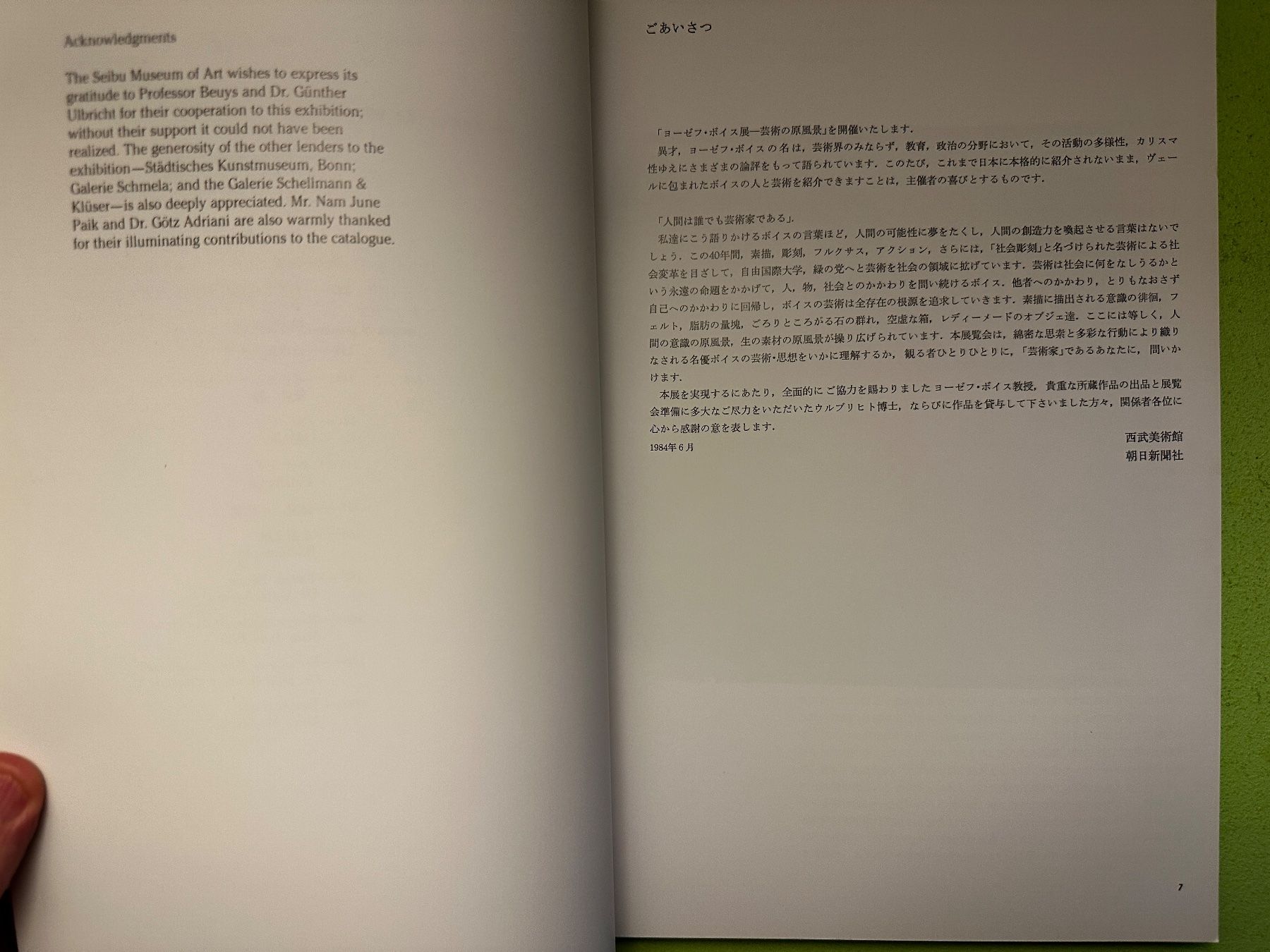 Libri: Joseph Beuys: An Exhibition Based on The Ulbricht Collection – Usato da Zürich venduto da allp 3