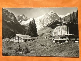 1957 Rosenlaui Kaltenbrunnenalp mit Wetterhorngruppe 