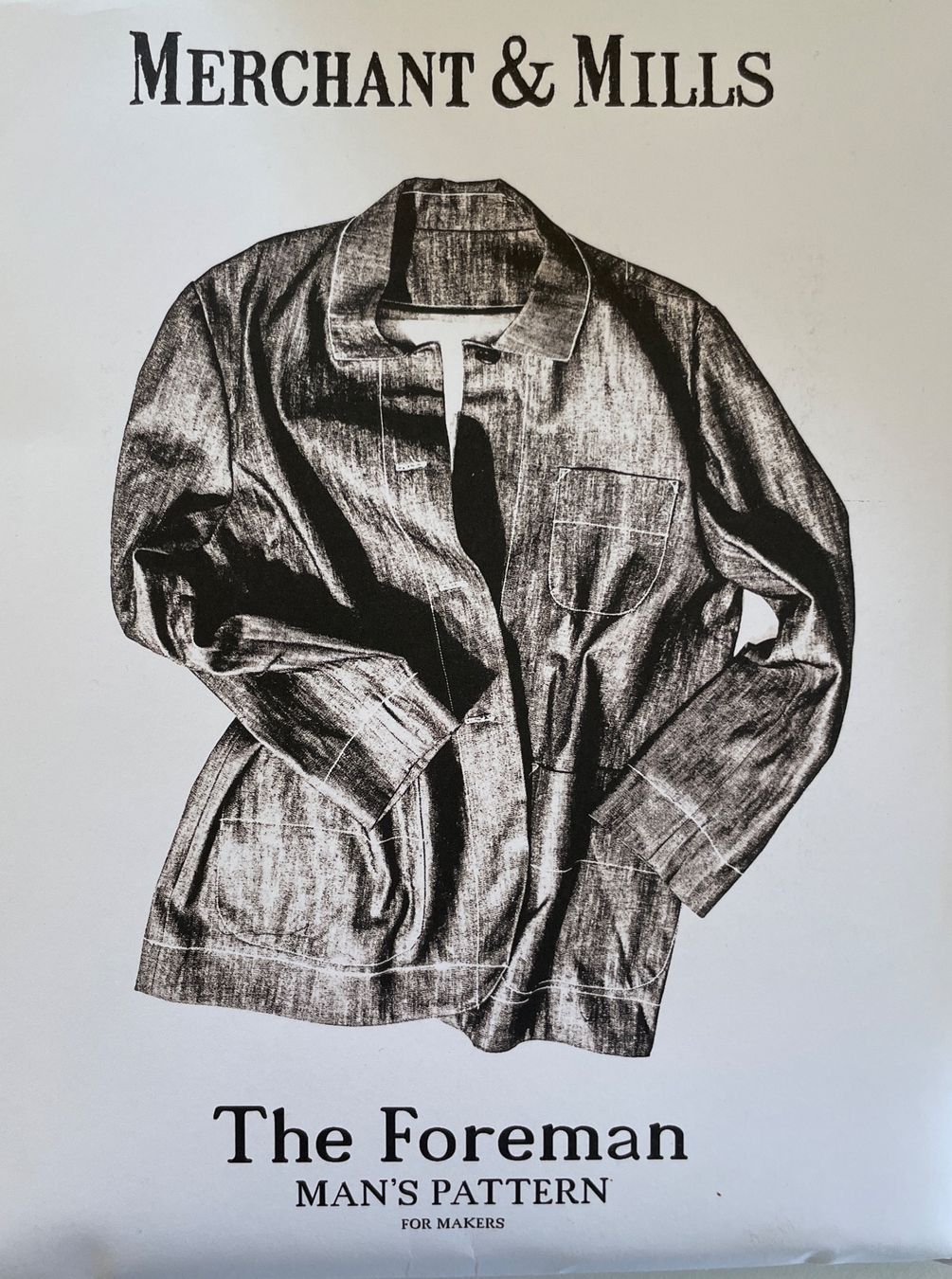 Cartamodelli: Merchant & Mills _ Schnittmuster  THE FOREMAN – Nuovo e nell'imballaggio originale da Silvaplana venduto da Lotzis