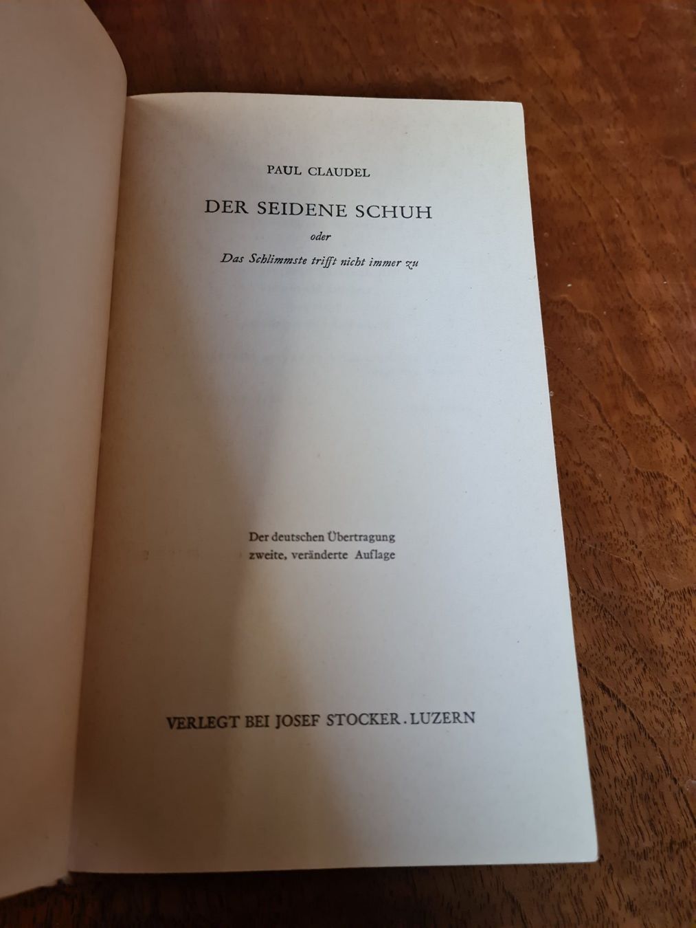 Libri: Der seidene Schuh oder Das schlimme trifft nicht immer zu – Usato da Erstfeld venduto da Mario_boe0 2