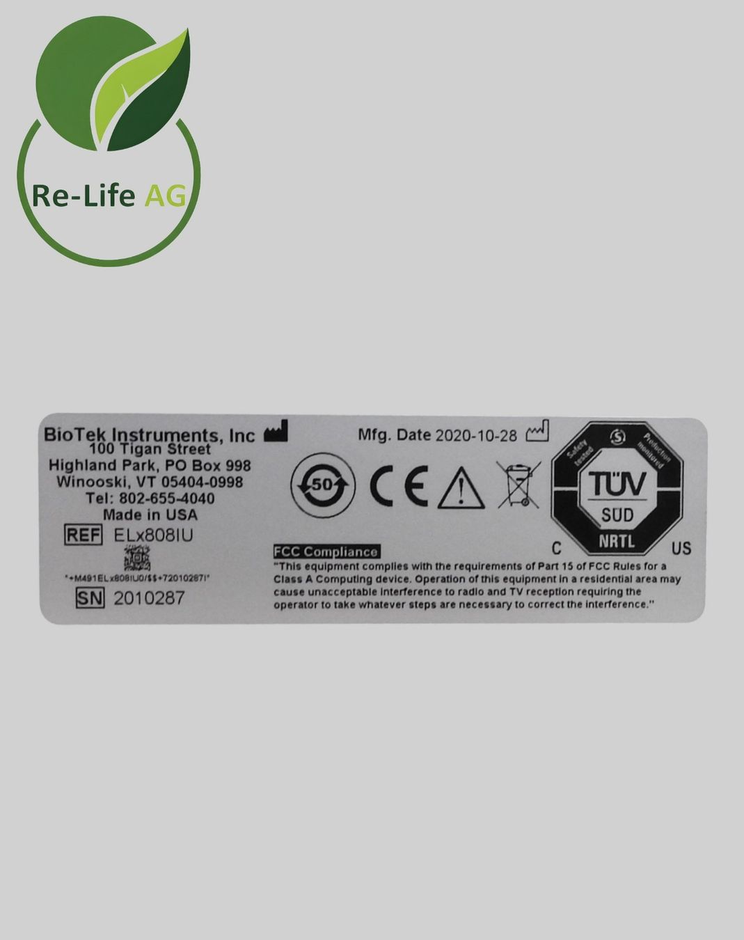Tutte le macchine: Biotek ELx808IU device – Usato da Reinach BL venduto da Re-LifeAG_Labor 9