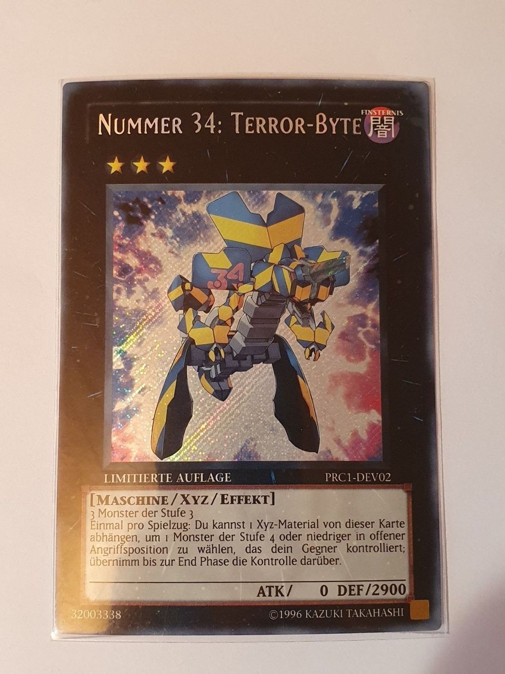 Yugioh Carte collezionabili: Yugioh - Nummer 34 Terror Byte TCG Card – Usato da Oberdorf BL venduto da BaldenEagle