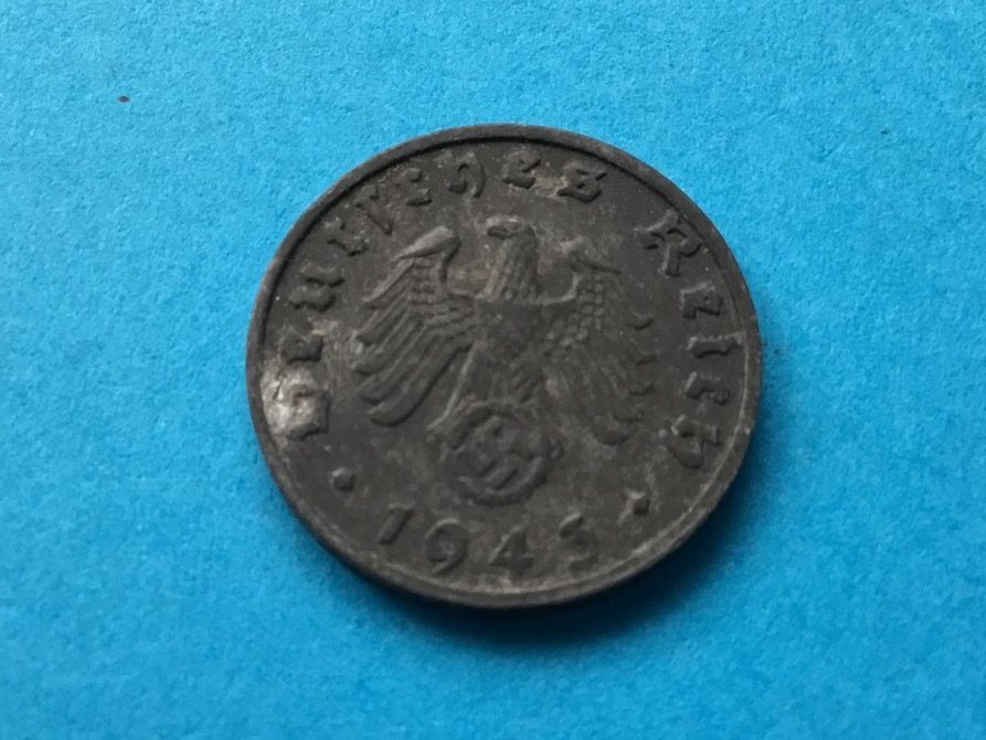 Tutti le monete: 1 Reichspfennig 1943  B. – Usato da St. Margrethen SG venduto da alfapeugeot10 1