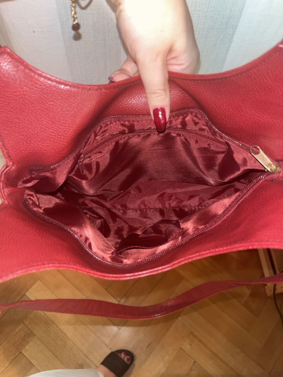 Taschen für Damen: Handtasche rot Kunstleder  – Gebraucht aus Bern von sosophie 2