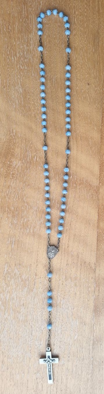 Altri gioielli: Schöner Rosenkranz - Vintage - Hellblau – Usato da Nottwil venduto da Janny77