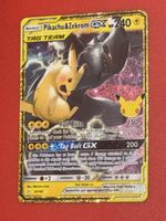 Pokemon Karte Pikachu & Zekrom GX 33/181 guter Zustand