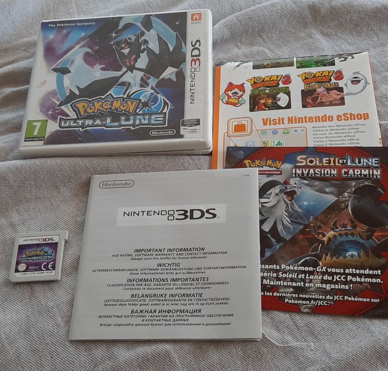 POKEMON ULTRA LUNE MUND NINTENDO 3DS 2DS Kaufen auf Ricardo