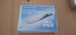 10 RICO Royal Altsaxophon-Blätter – Stärke 4 – Vintage