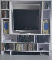 Computerregal mit viel Platz für CD's Marke Eigenbau