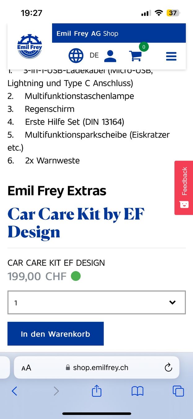 Kit di pronto soccorso: First aid kit auto – Nuovo e nell'imballaggio originale da Davesco-Soragno venduto da Marti3011 8