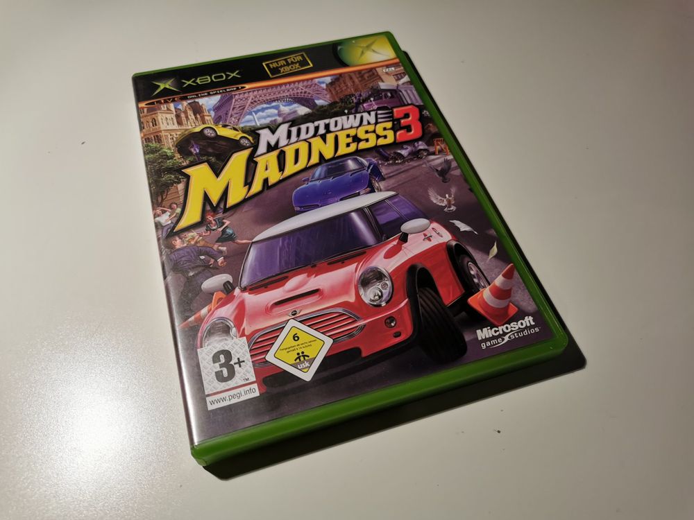 Midtown Madness 3 Sur Xbox – Manuel Et Boîte Seulement, Très Bon état
