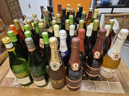 Grosse Weinsammlung verschiedene Sorten Flaschen Konvolut XL