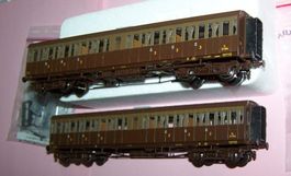 Roco H0 44690-2, 44693: 2 x FS P-Wagen Centoporte Bz+Cz, neu