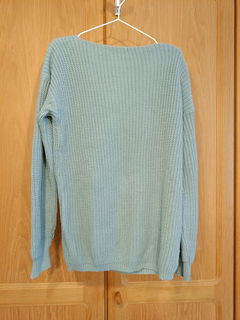 Maglioni & Felpe: Türkiser Strickpullover Glamorous Gr. 38 Rückenfrei – Usato da Zürich venduto da Atelier.Second