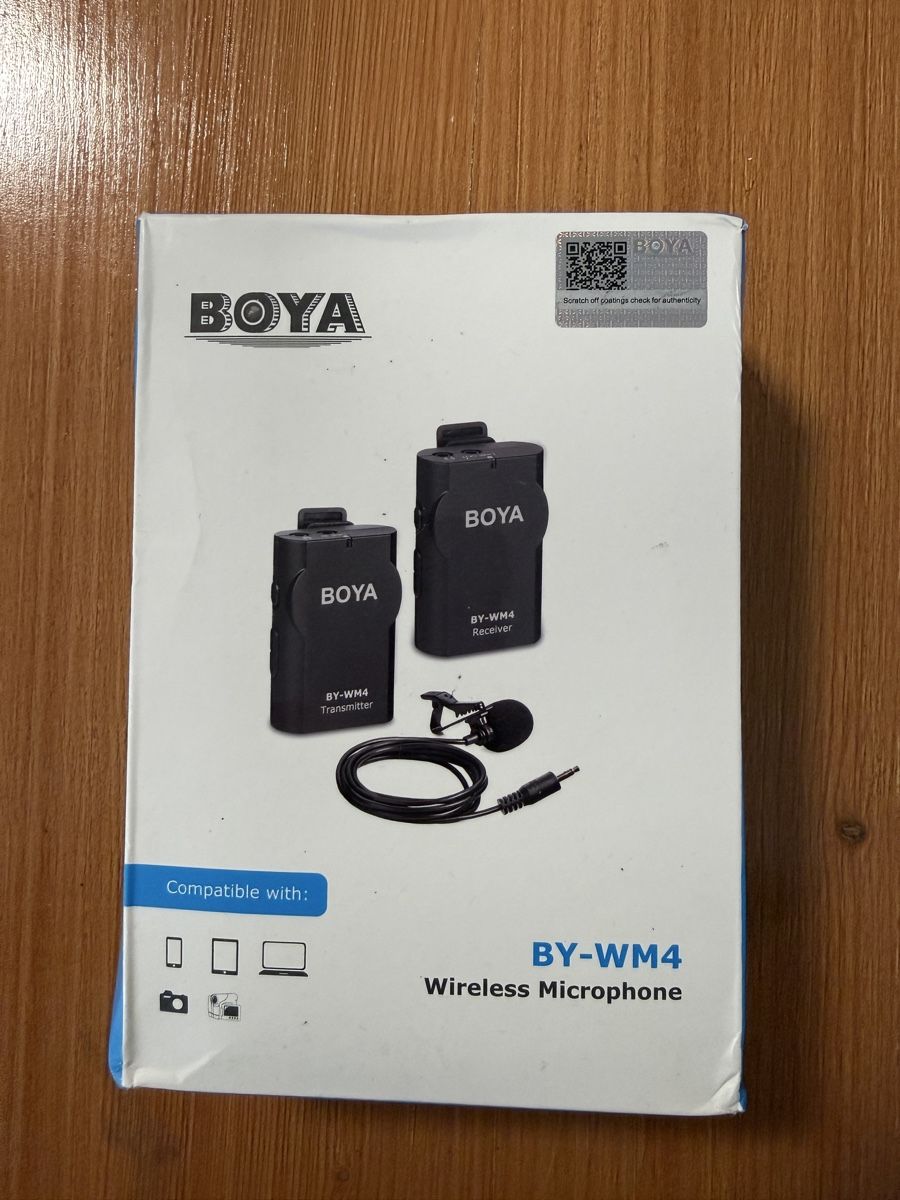 Mikrofone: Système Micro sans fil BOYA BY-WM4 - NEUF - Pour Smartphone  – Neu und originalverpackt aus Ardon von Momovs99