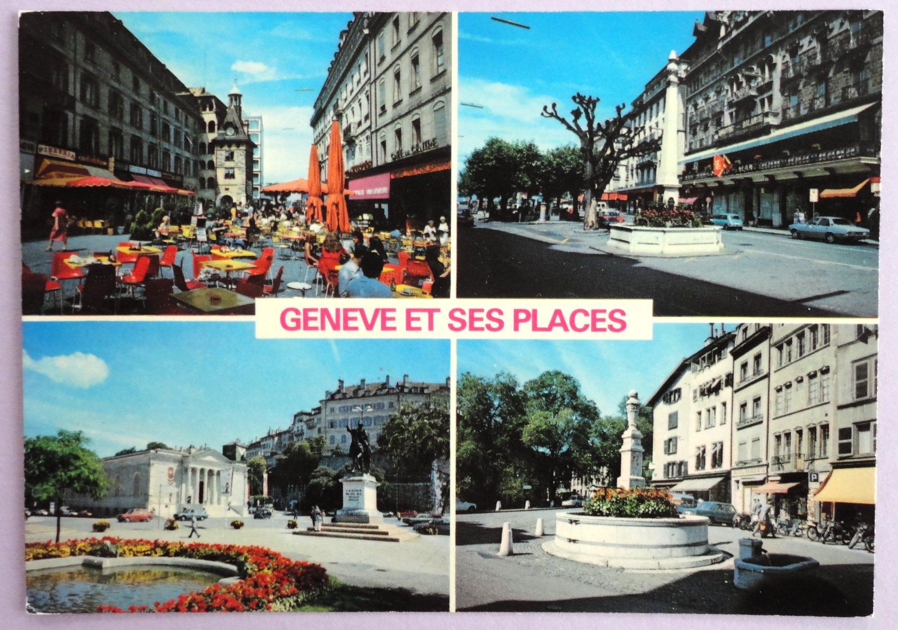 Cartoline postali: Genève et ses Places – Usato da Fétigny venduto da Billy2miny