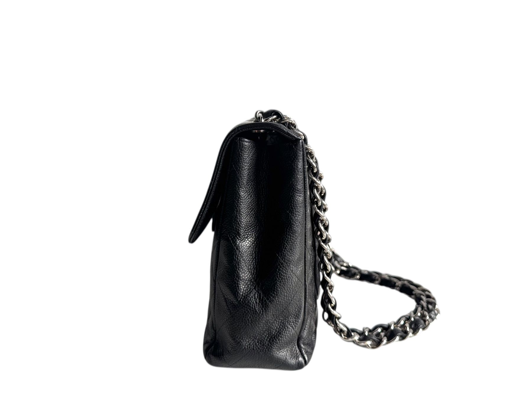 Chanel Taschen für Damen: CHANEL Caviar Jumbo Single Flap Bag Tasche – Gebraucht aus Kriens von hannaandkiko 5