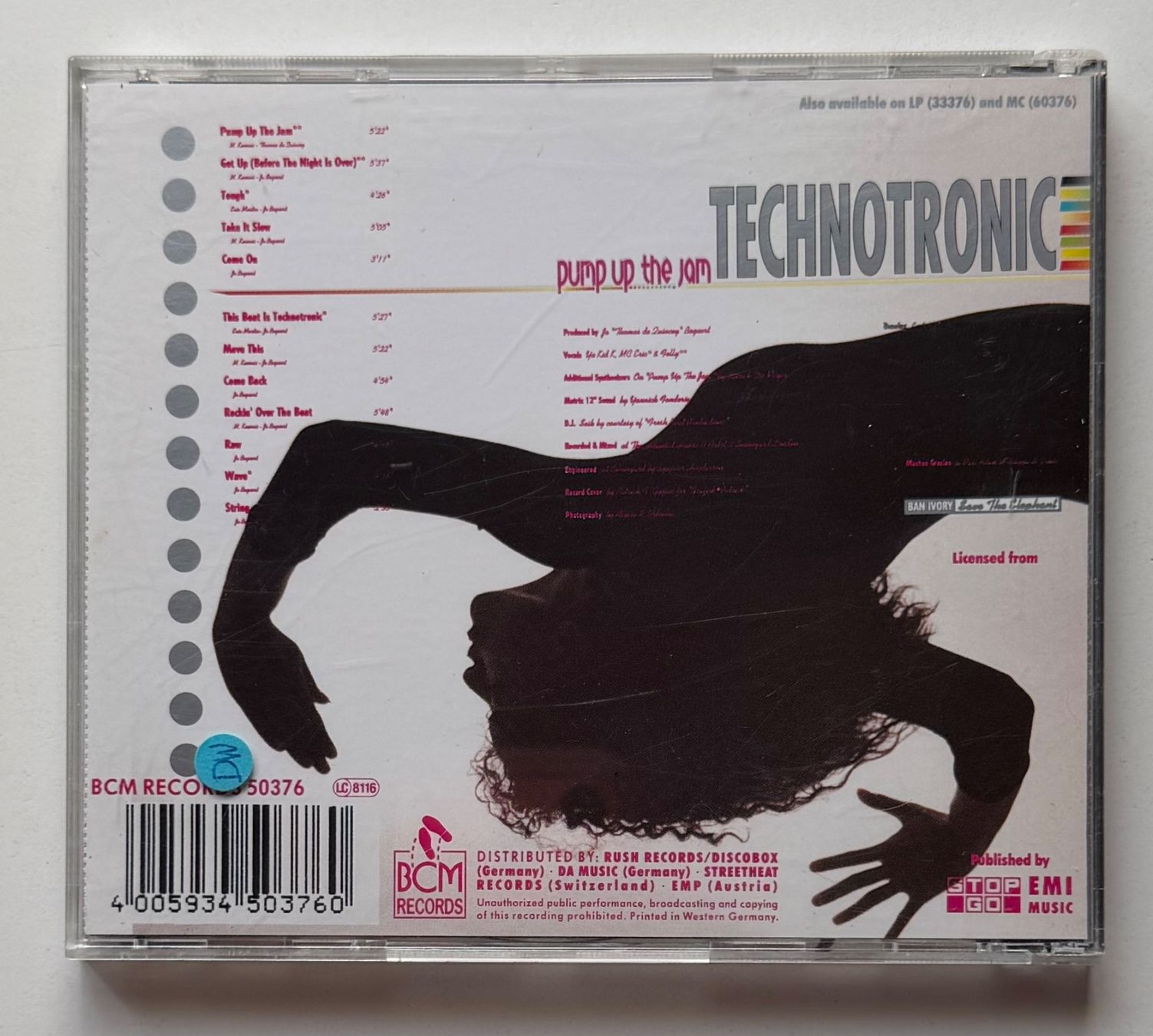 CD: Technotronic / Pump Up The Jam – Usato da Näfels venduto da rottabi 1