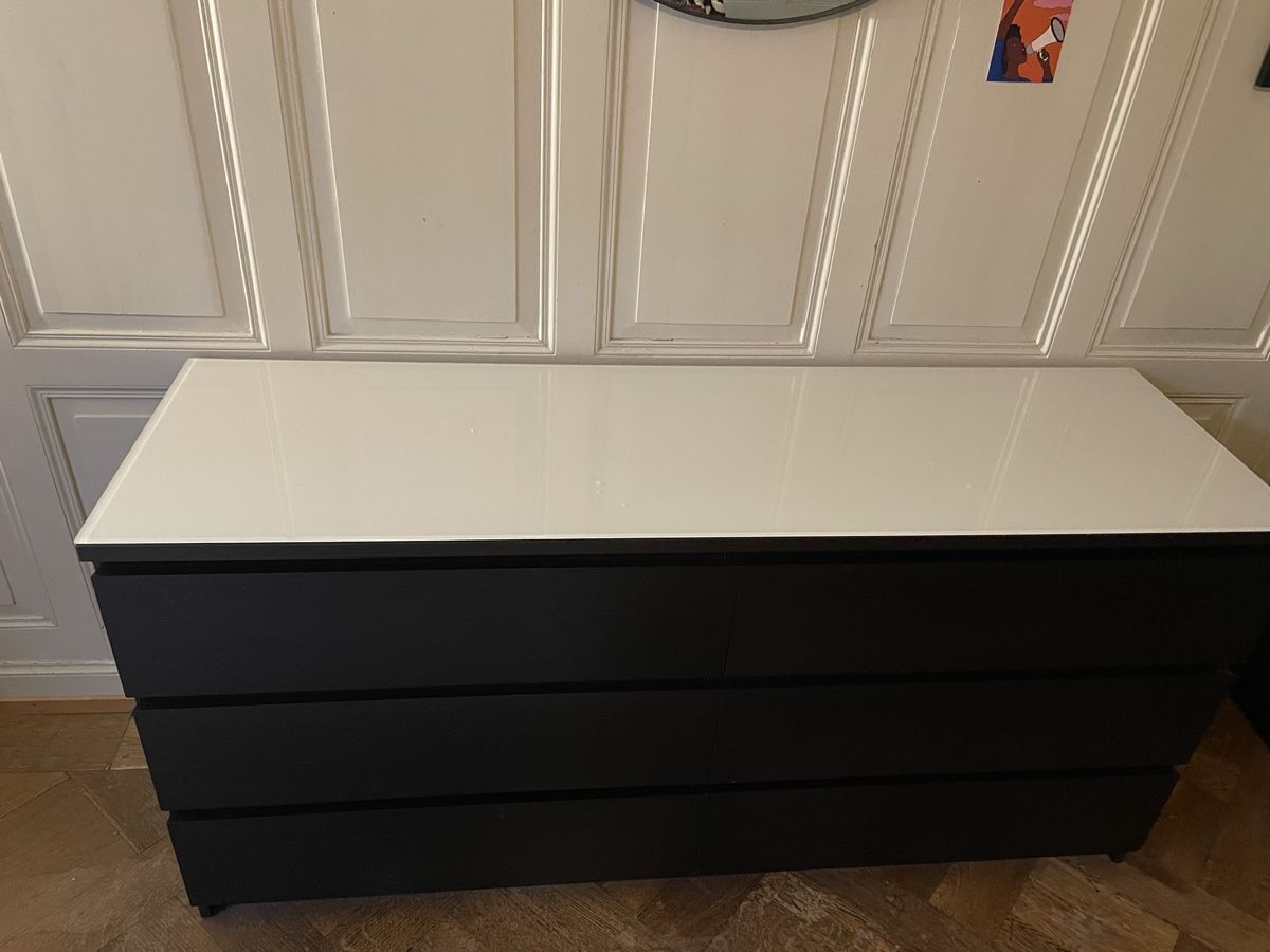Ikea Kommoden: MALM Kommode 6 Schubladen schwarz – Gebraucht aus Zürich von lauraa.nd 3