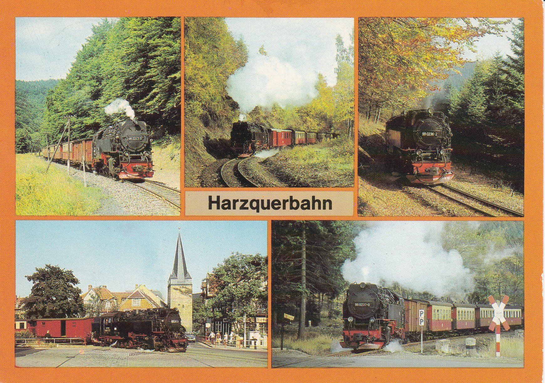 Cartoline postali: Deutschland DR Schmalspurbahn Harzquerbahn – Usato da Luzern venduto da Pinot88