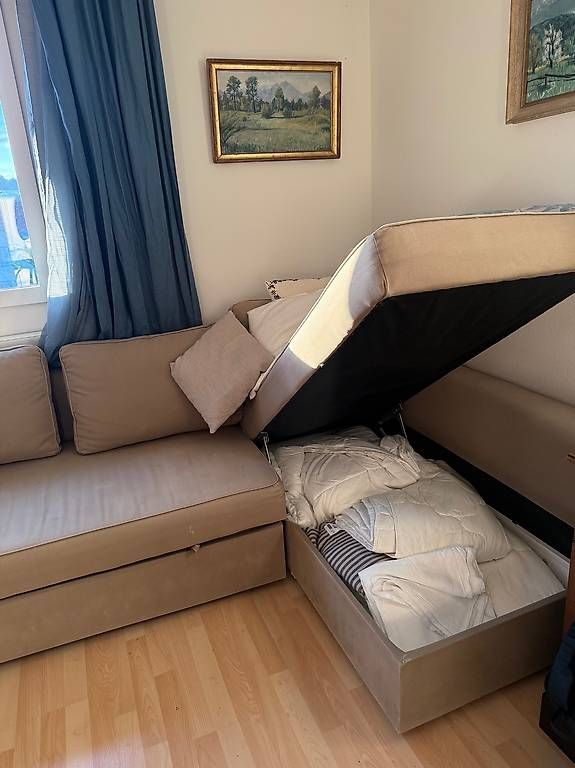 Ikea Divani: Ikea Schlafsofa in Beige, Ecksofa mit Bettfunktion – Usato da Baar venduto da Meti56 1