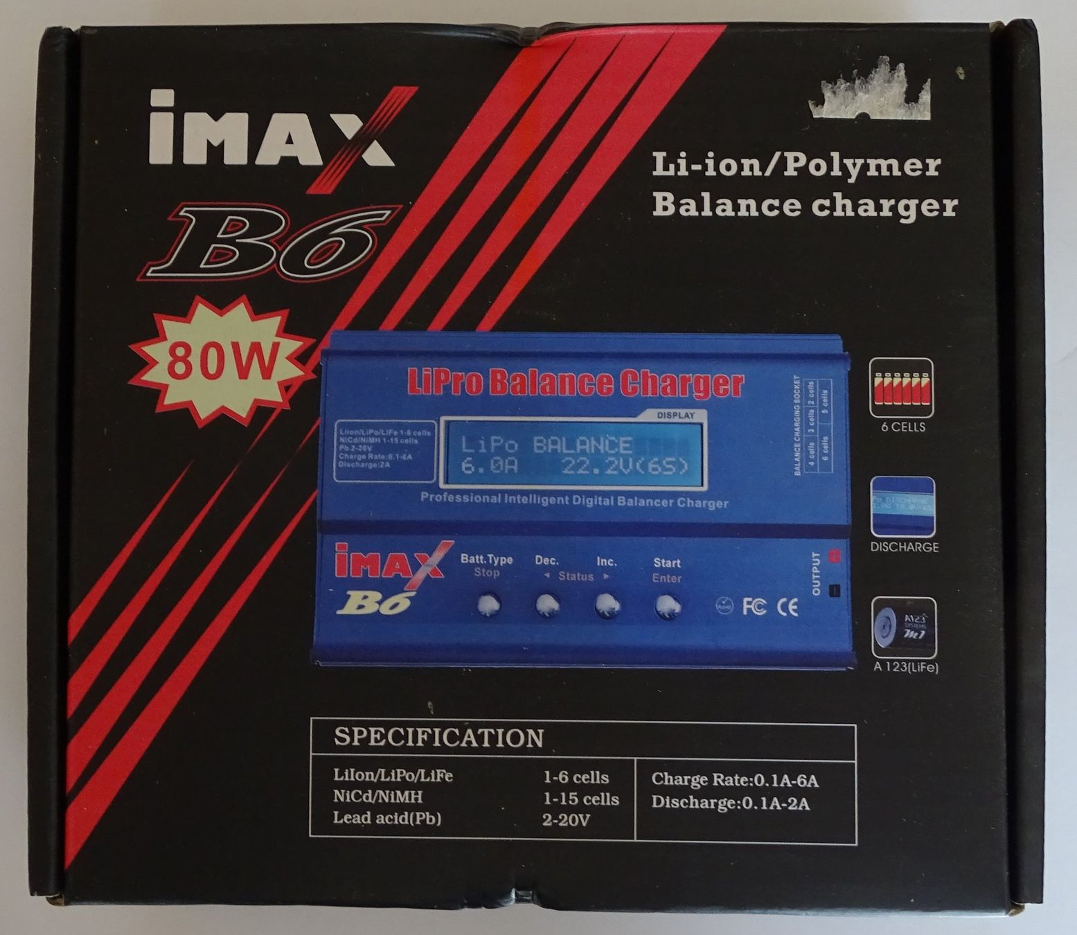 Batterie, Caricabatterie & Alimentatori: Ladegerät iMAX B6 - 80 Watt. – Nuovo (secondo la descrizione) da Melchnau venduto da Lhofer