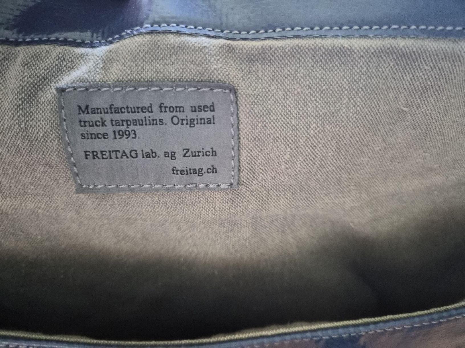 Freitag Borse da donna: Freitag Tasche, blau, Top Zustand – Usato da Schwarzenberg LU venduto da LadySecondhand 3