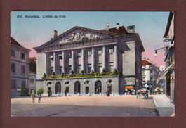 NEUCHÂTEL - Hôtel de Ville - 1916