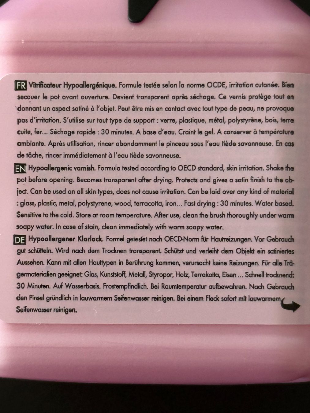 Nagellack: Vernis Hypoallergénique Décopatch – Neu und originalverpackt aus Blonay von LR. 2
