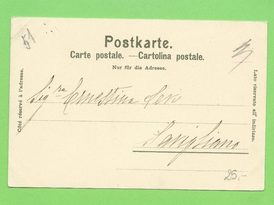 Cartoline postali: Lugano - San Vittore – Nuovo (secondo la descrizione) da Zürich venduto da t24_de 1