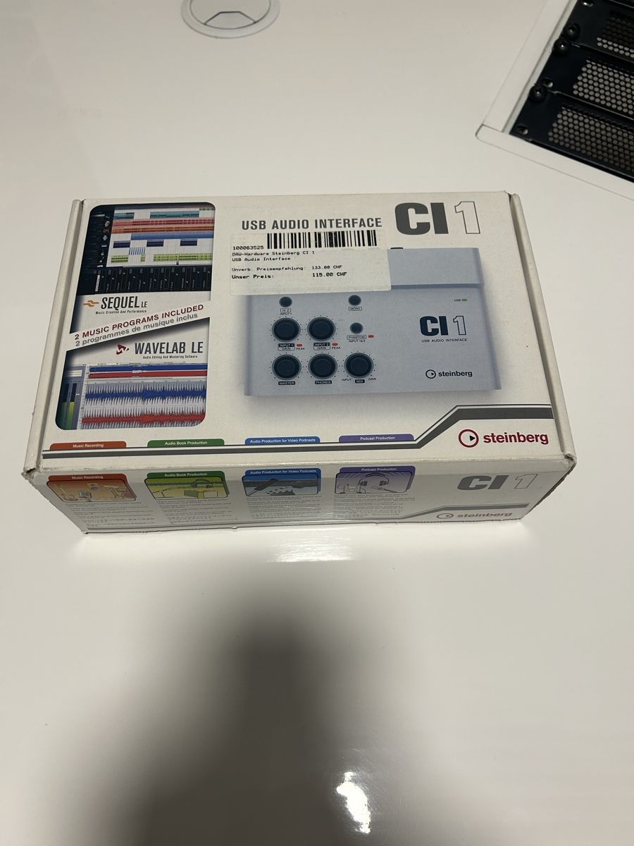 Røde Microfoni: Rode NT1-A Komplettset + Steinberg Interface CI1 – Usato da Winterthur venduto da urt_qtn5 3