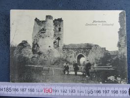 LANDSKRON 1908 SCHLOSSHOF BELEBT BEI MARIASTEIN FLÜH SO AK