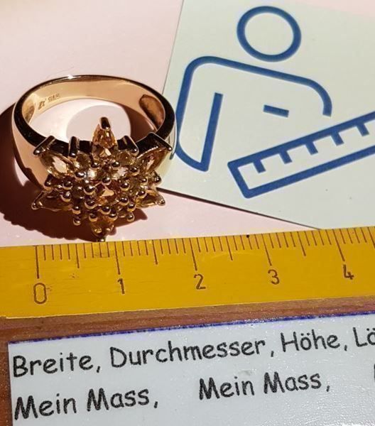 Anelli: Neu :Citrintropfen und Bergkristalle – Nuovo (secondo la descrizione) da Unterägeri venduto da Altgoldschmuck 3