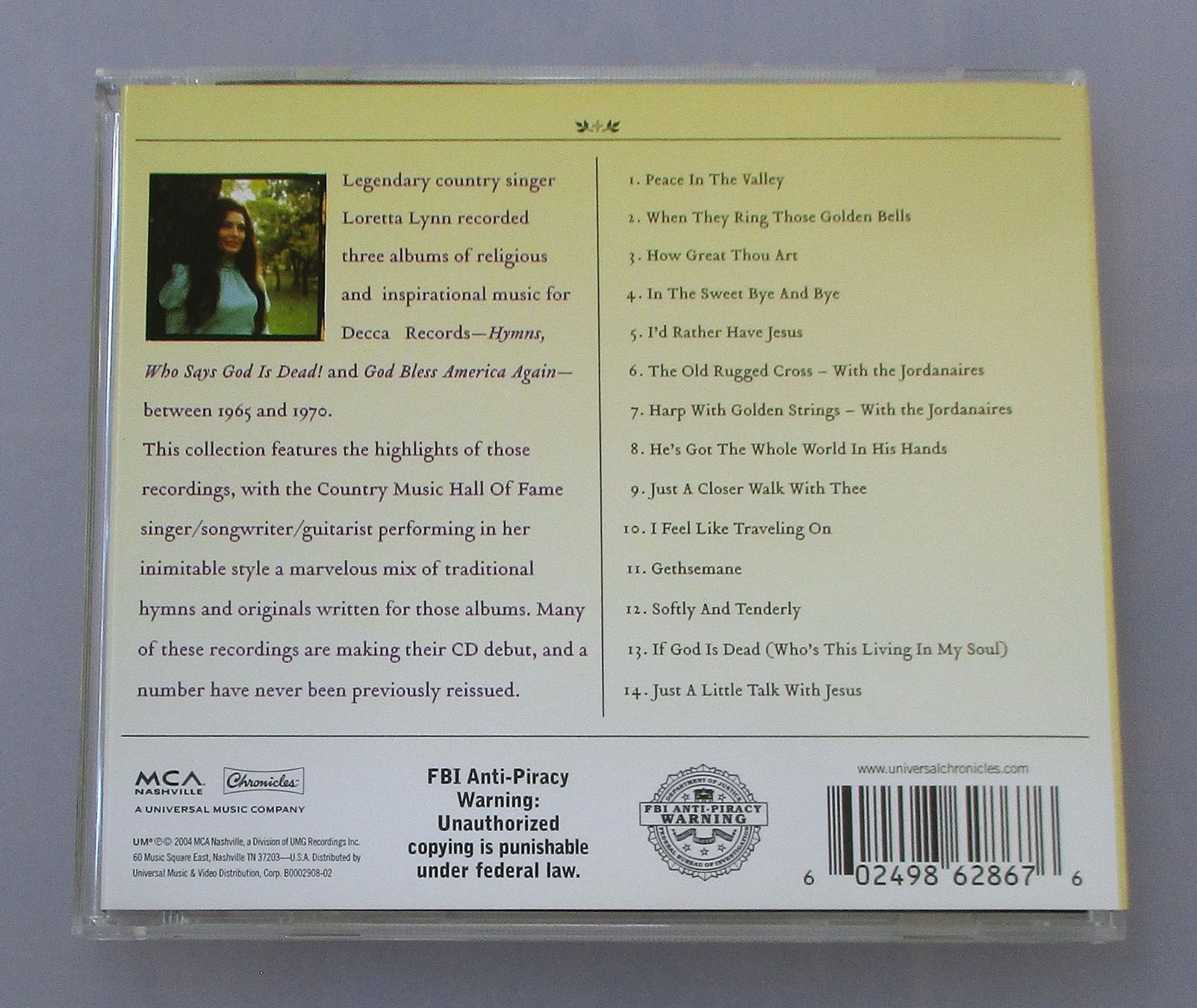 CD: LORETTA LYNN - The Gospel Spirit – Usato da Wattwil venduto da Muriel11 1