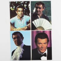 4 Postkarten Set - James Bond 007 Amerika von 1995/96 Selten