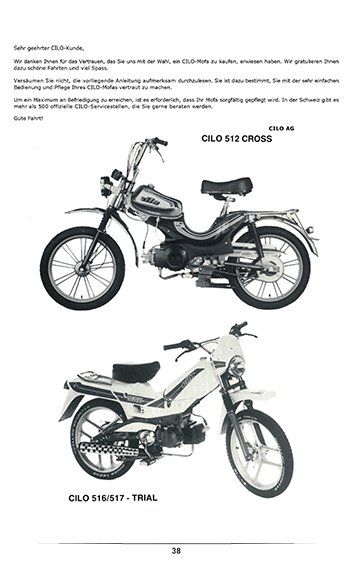 Libri: Cilo 512 & 516/517 Trial Werkstatthandbuch – Nuovo (secondo la descrizione) da Kirchleerau venduto da Toeffli_Schrauber 3