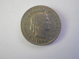 5 Rp. 1888  sehr schöne Erhaltung