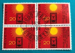 4 er Block Nr.450 mit Vollstempel Bern
