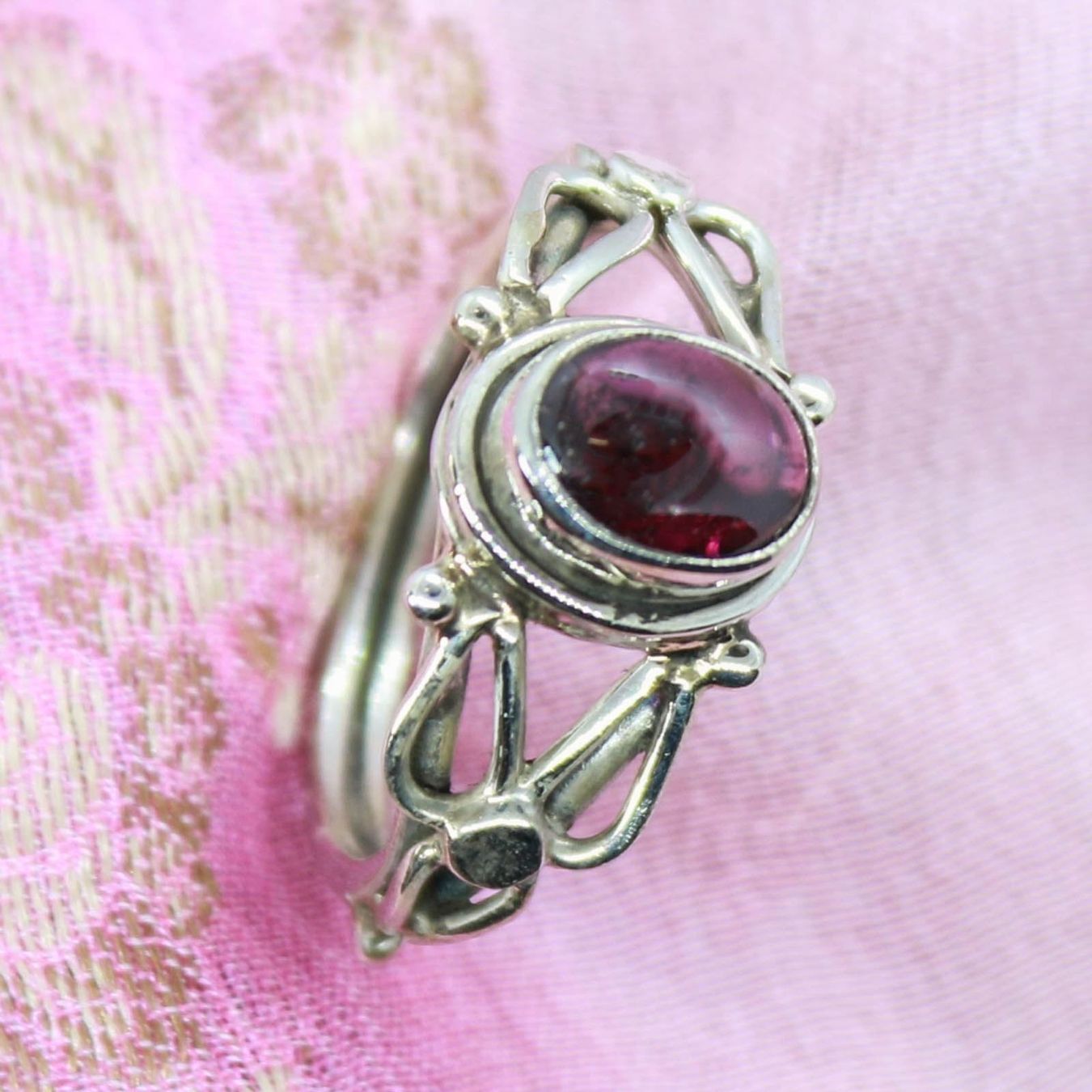 Ringe: Granat Ring Gr.56 Sterling Silber 925 Sterlingsilber Rot – Neu und originalverpackt aus Bad Salzdetfurth von Weltenbummler-Shop 1
