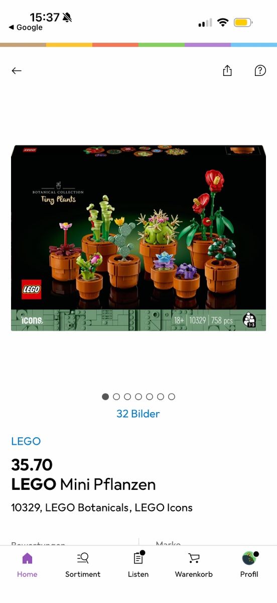 Lego Baukästen: LEGO Mini Pflanzen Botanicals – Neu (gemäss Beschreibung) aus Schlieren von NM_Nici 1