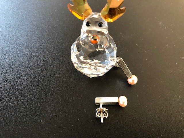 Orecchini pendenti & Orecchini a lobo: Stab-Perlohrstecker 925 Silber – Nuovo (secondo la descrizione) da Berg am Irchel venduto da EsHiWa 2