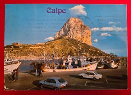 Calpe Alicante Blick Puerto Peñon 1977