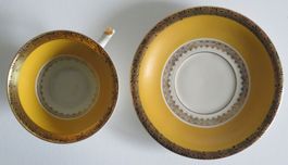 Tasse Sammlertasse Teetasse, AL-KA Kunst Kronach, um 1960